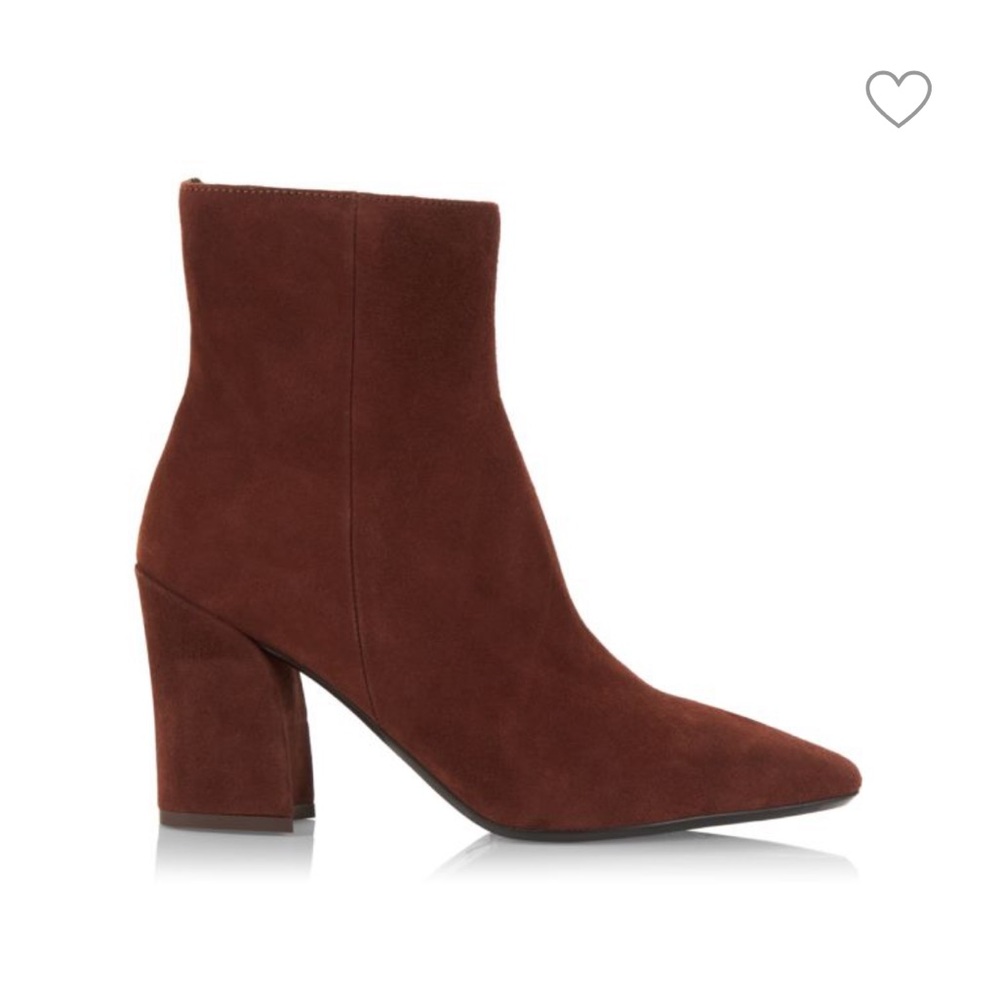 Aquatalia NEW Water Resistant Brown Suede Ankle Boots Size 8